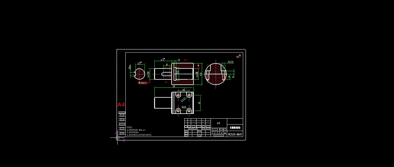 520全自动连续拉伸膜真空包装机图纸