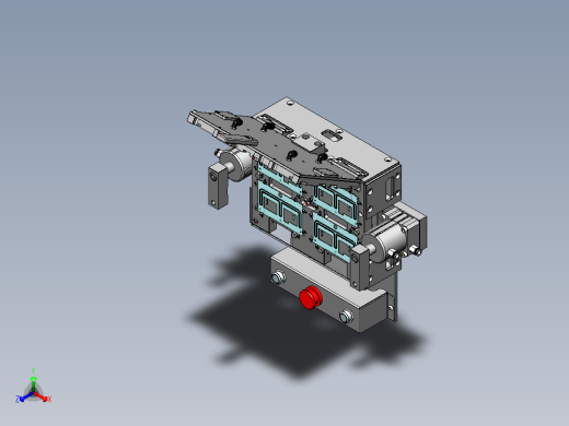 TP件贴背胶治具-X1正等轴测缩略图