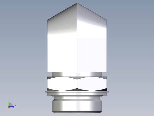 卡套式工业通用硬管接头EO_Adjustable_Locknut_elbow_WEE30SRCF左视缩略图