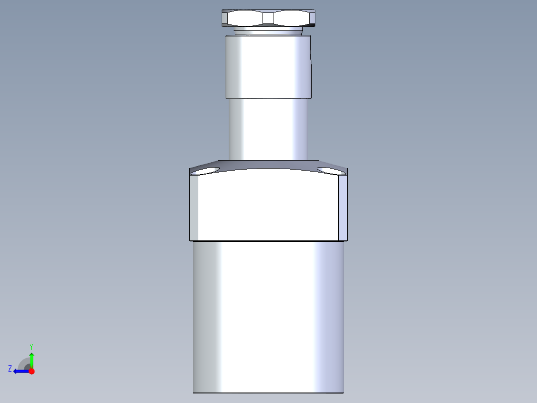 KOSMEKLHA1050-SL-Q25多系列多零件图纸模型右视图