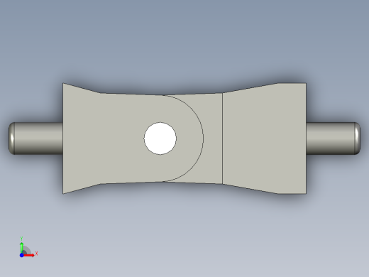 工程塑膠鉸鏈CFB-3D多系列多零件图纸模型前视缩略图