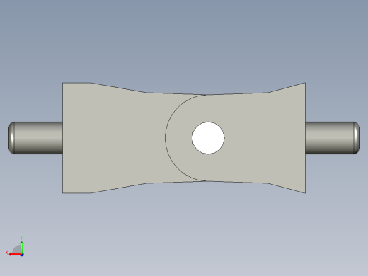 工程塑膠鉸鏈CFB-3D多系列多零件图纸模型后视缩略图