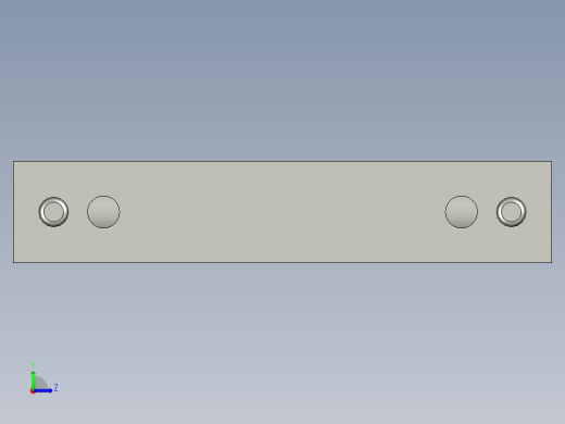 工程塑膠鉸鏈CFB-3D多系列多零件图纸模型左视缩略图