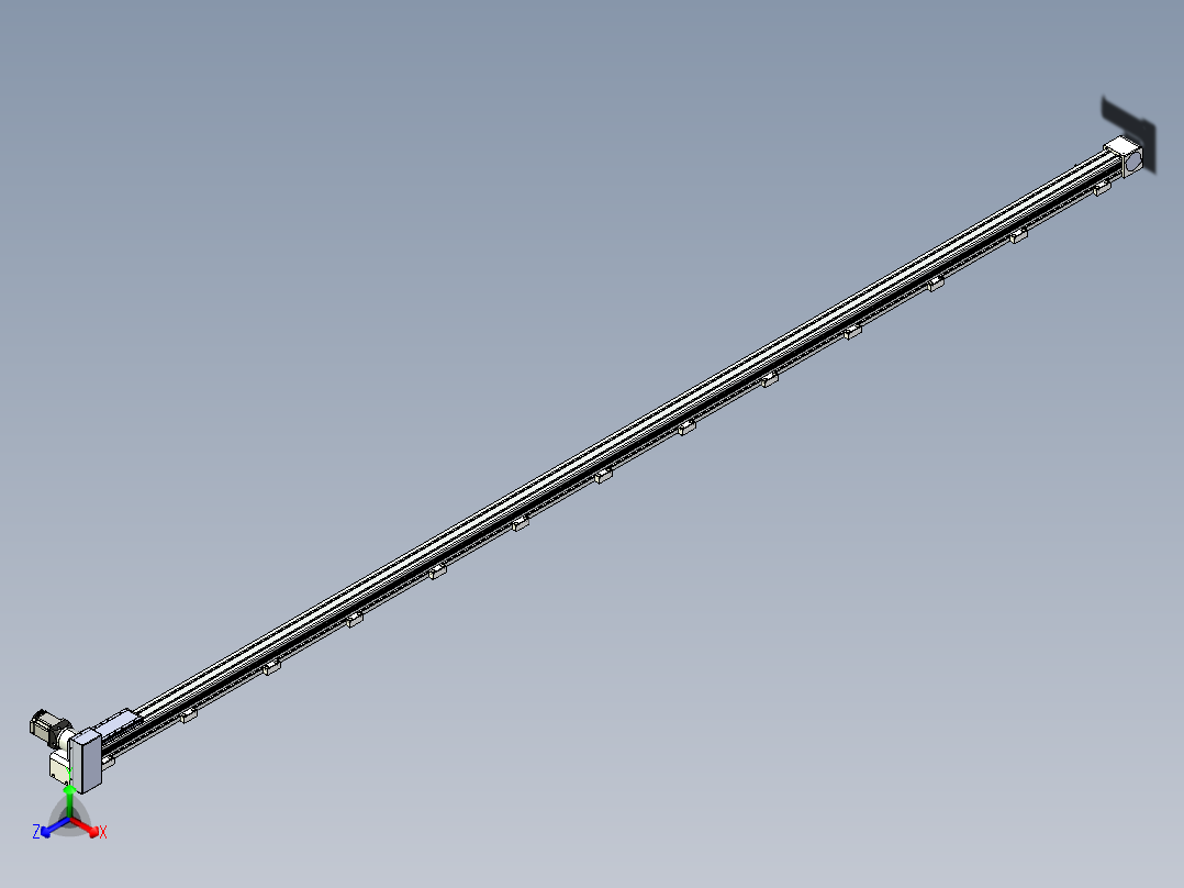 同步带滑台-欧规B8-L88-S4700-L-ZP75-D3-N10主视图