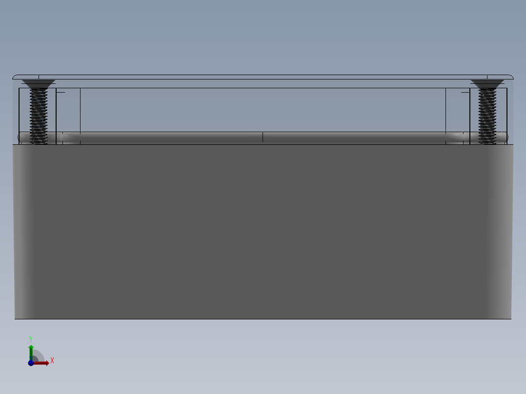 带透明盖的 IP67 接线盒，115 mm x 90 mm x 55 mm前视图