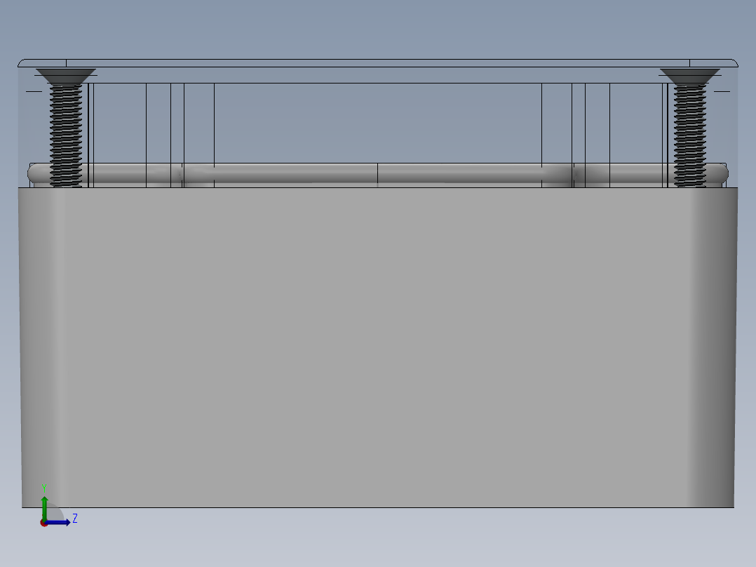 带透明盖的 IP67 接线盒，115 mm x 90 mm x 55 mm左视图
