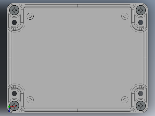 带透明盖的 IP67 接线盒，115 mm x 90 mm x 55 mm俯视缩略图