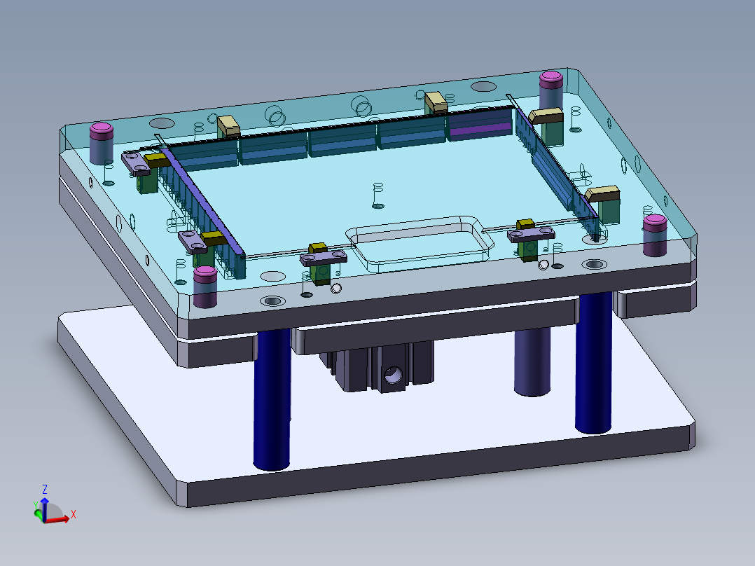 W68G 顶出式 贴胶治具
