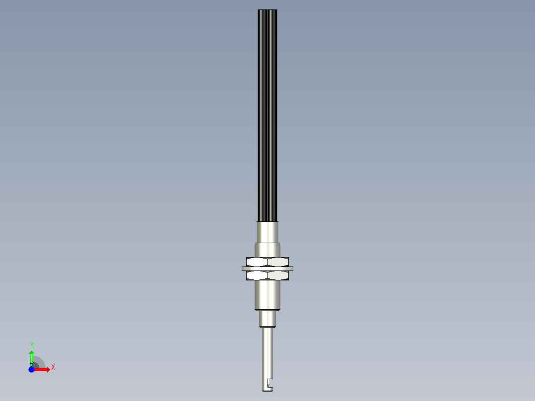 侧视光纤_漫反射型FR-F611前视图