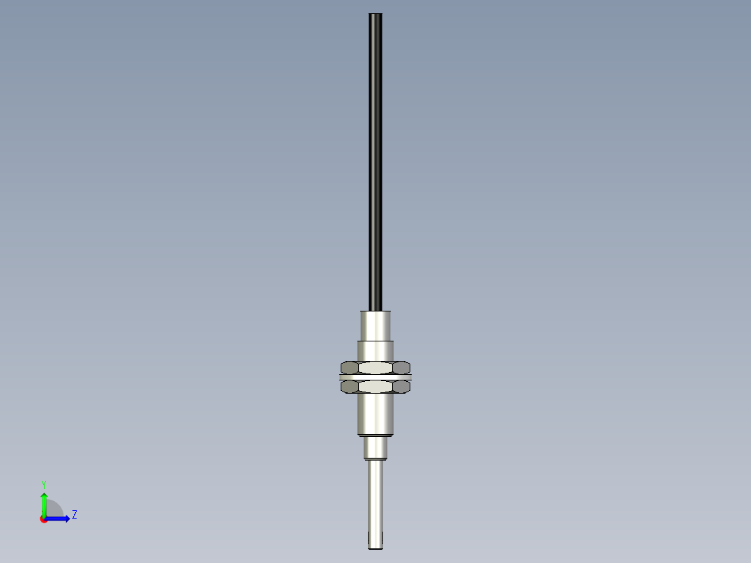 侧视光纤_漫反射型FR-F611左视图