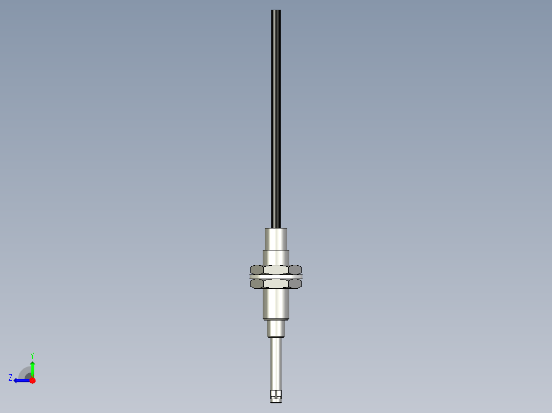 侧视光纤_漫反射型FR-F611右视图