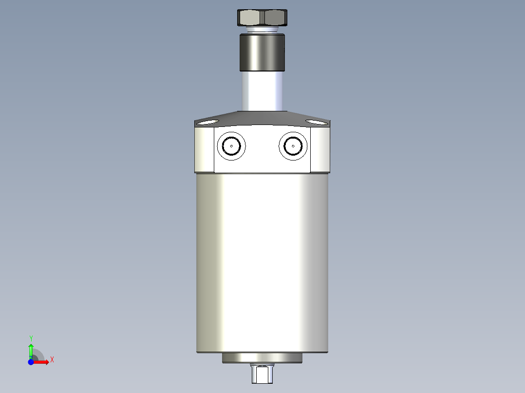 KOSMEKWHE2500-2ARD多系列多零件图纸模型前视图