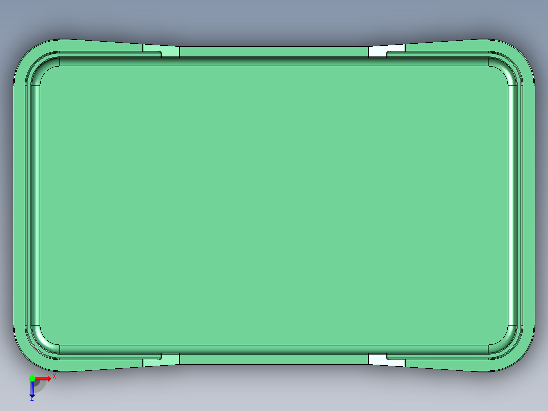 塑料箱物料箱俯视图