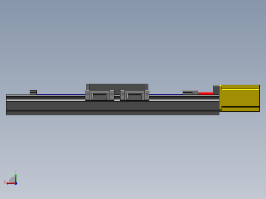 重载伺服电机丝杆传动滑台后视缩略图