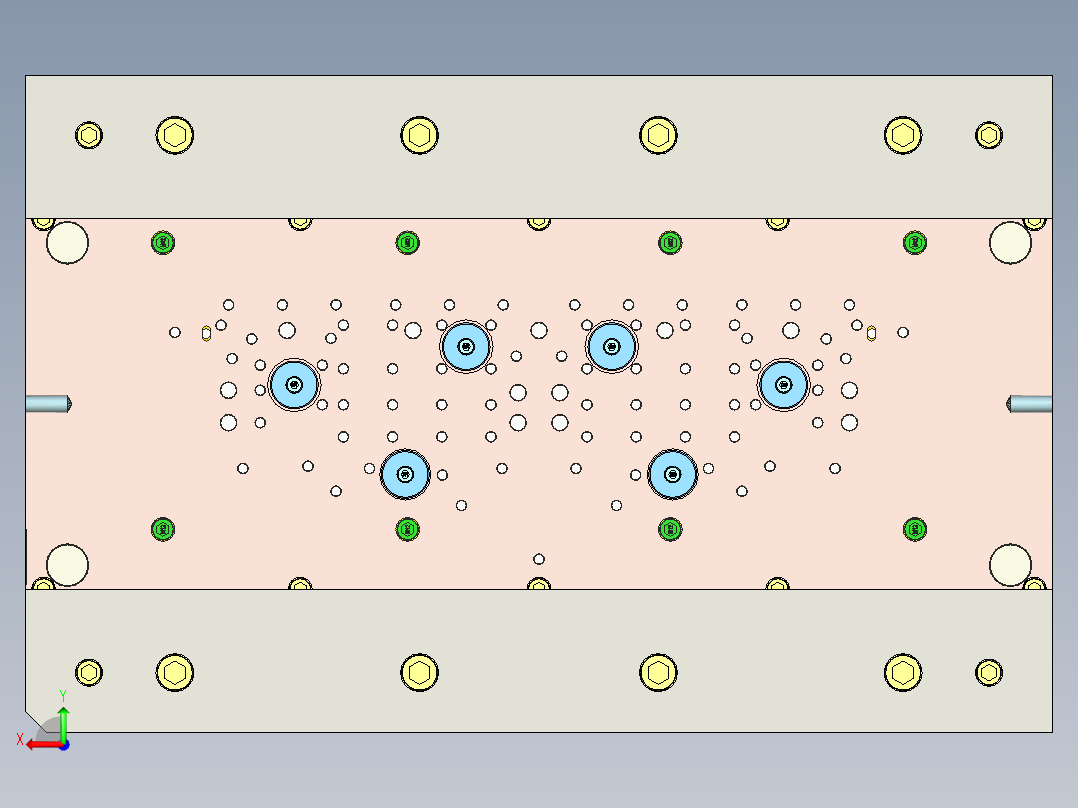 显示器支架（压铸模+铝合金）后视图