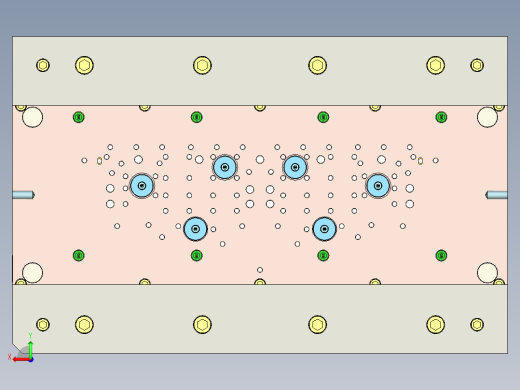 显示器支架（压铸模+铝合金）后视缩略图