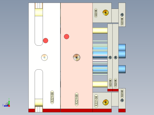 显示器支架（压铸模+铝合金）右视缩略图