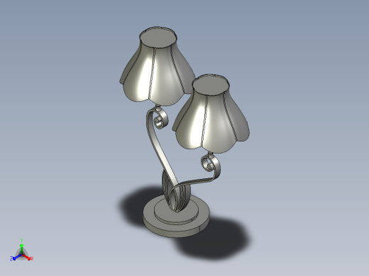 爱之台灯3D模型
