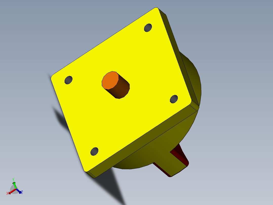 电门开关TDS25-FRR主视图