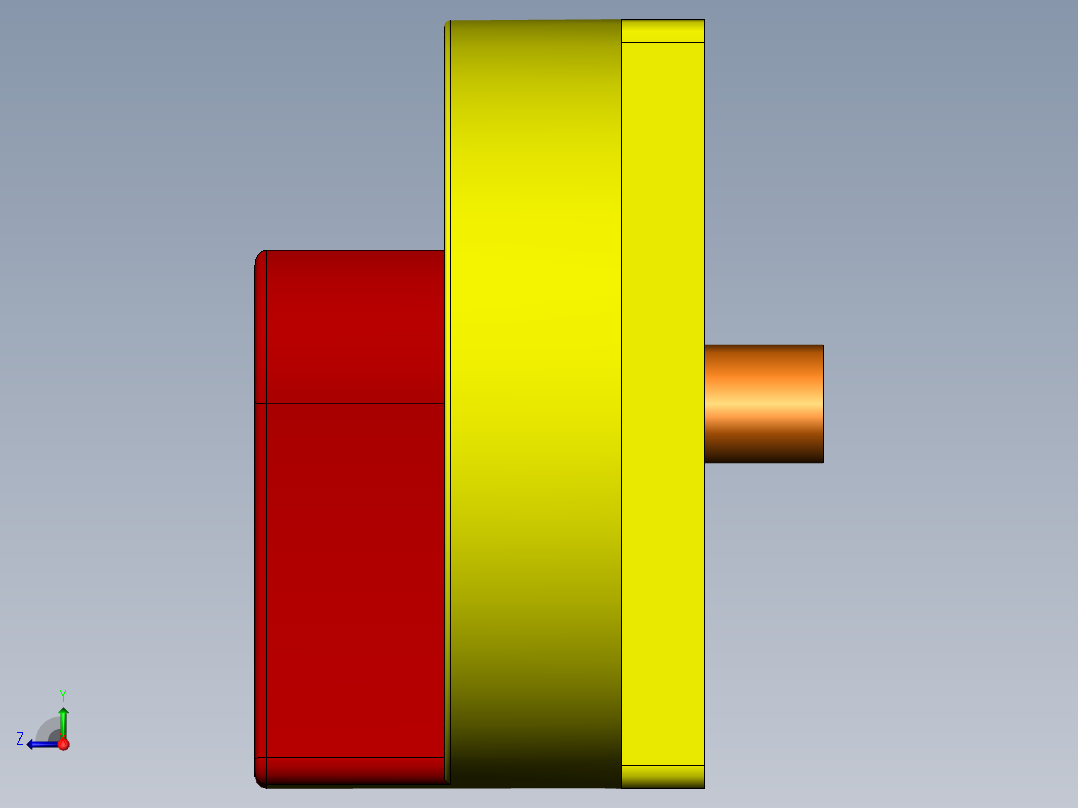 电门开关TDS25-FRR右视图