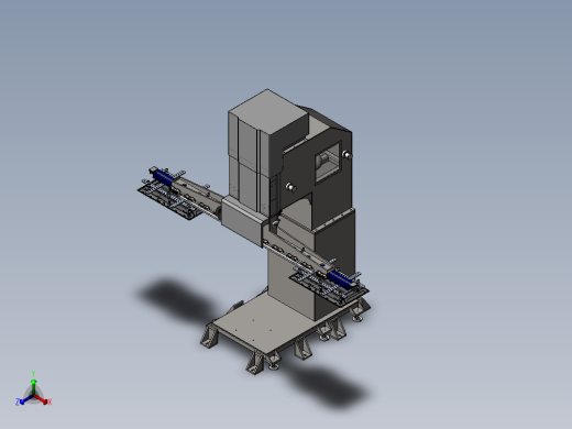 重负载平移机sw15可编辑正等轴测缩略图