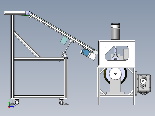 圆锥防护罩成型设备sw17可编辑左视缩略图