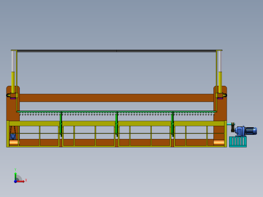 槽钢堆垛机设计前视缩略图