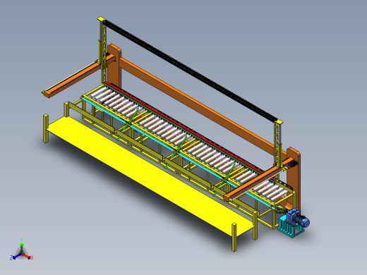 槽钢堆垛机设计正等轴测缩略图