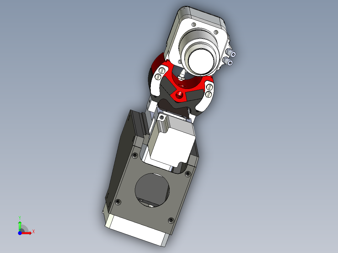 500w激光切割头前视图