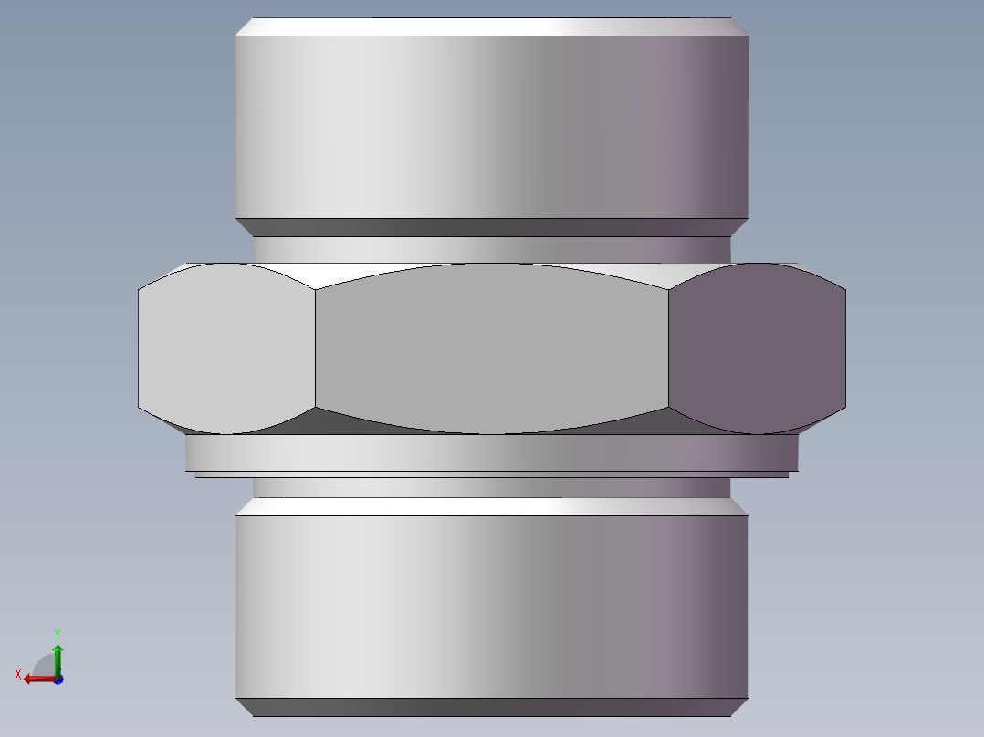 公制螺纹ED密封、1DM-42WD后视图