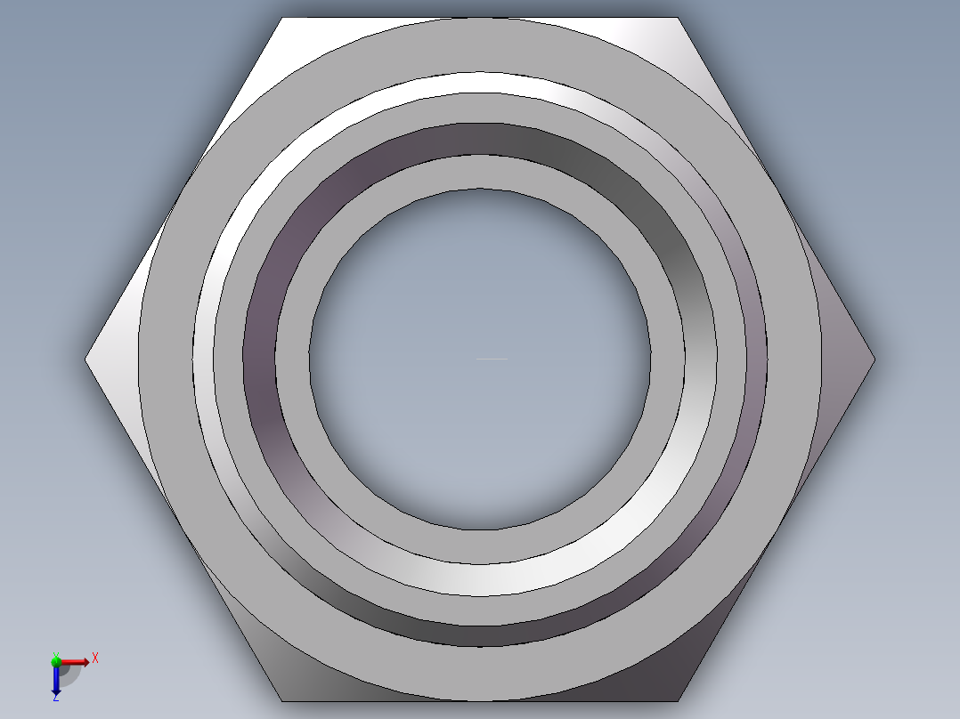 公制螺纹ED密封、1DM-42WD俯视图