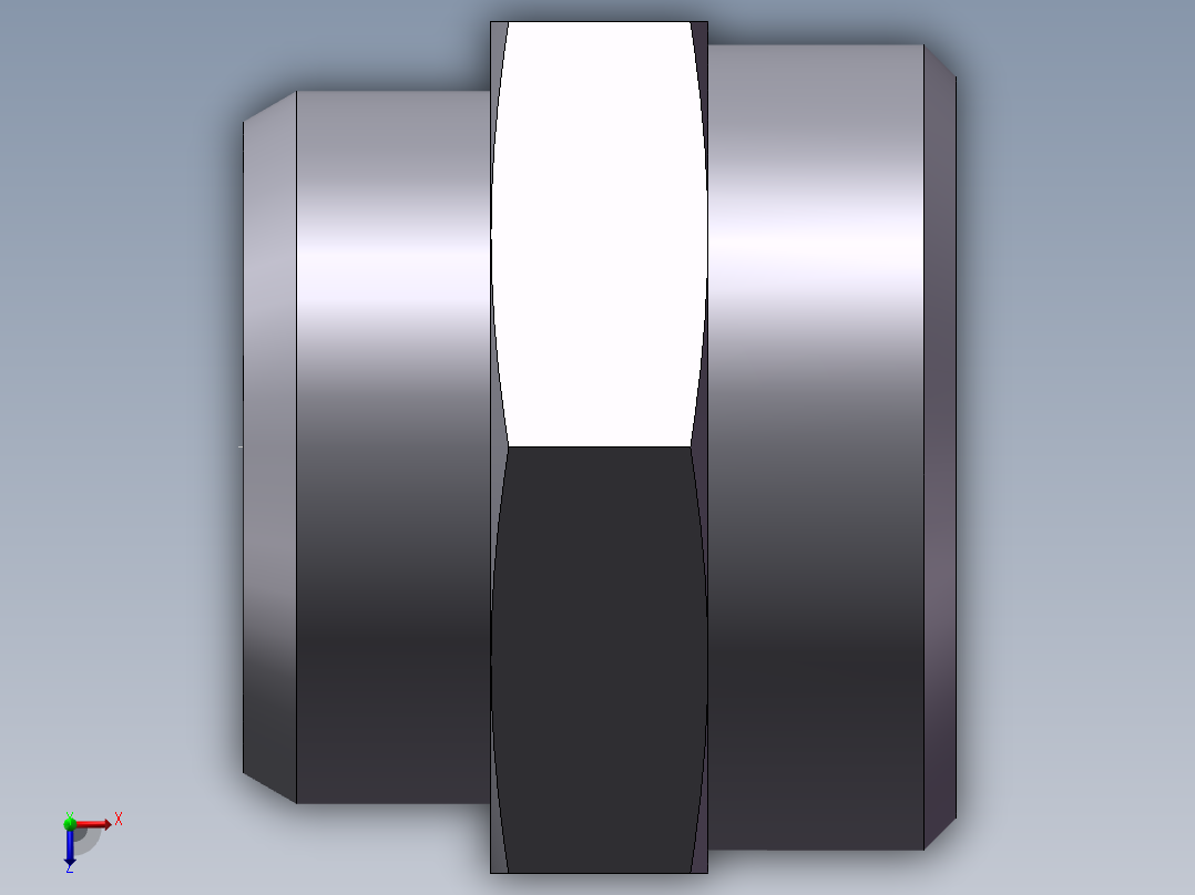 焊接直接头、1CW-52-42俯视图