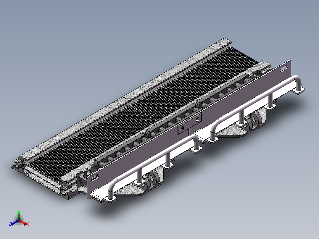 SGZ630_220薄煤层刮板机中间部 901598正等轴测图
