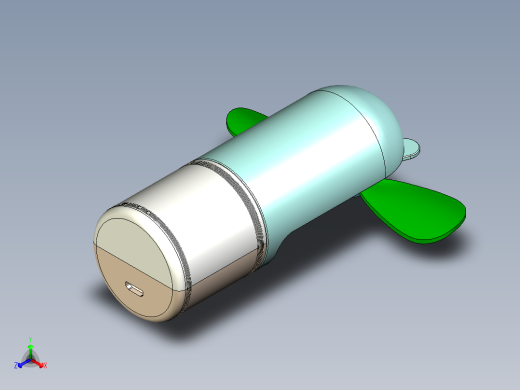 迷你便携小风扇正等轴测缩略图