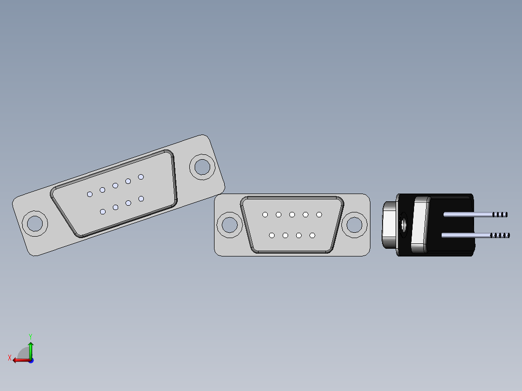 接插件(90)后视图