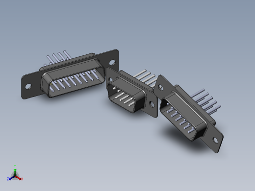 接插件(90)正等轴测缩略图