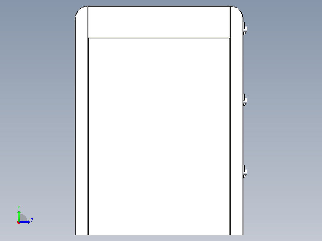 YL-5610 电子元件恒温老化柜左视图