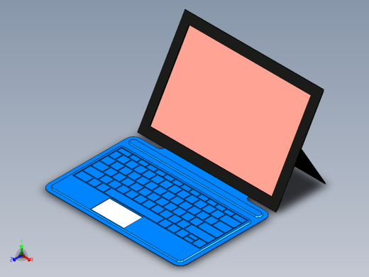 笔记本电脑平板风格12