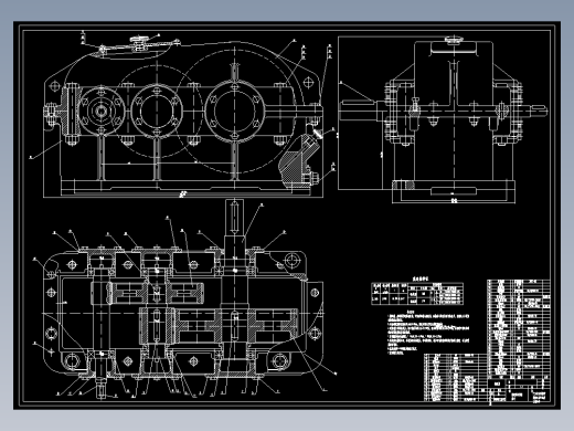 JX0893-带式运输机用的二级圆柱齿轮减速器设计(论文+DWG图纸)