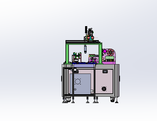 贴标设备，采用双上料模组，双视觉定位模组