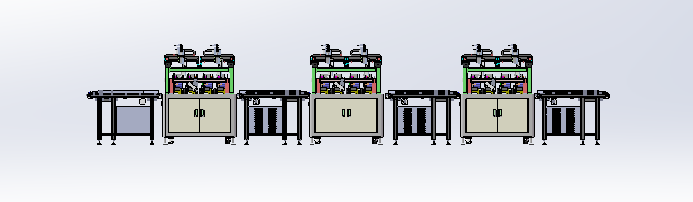 贴标设备，采用双上料模组，双视觉定位模组