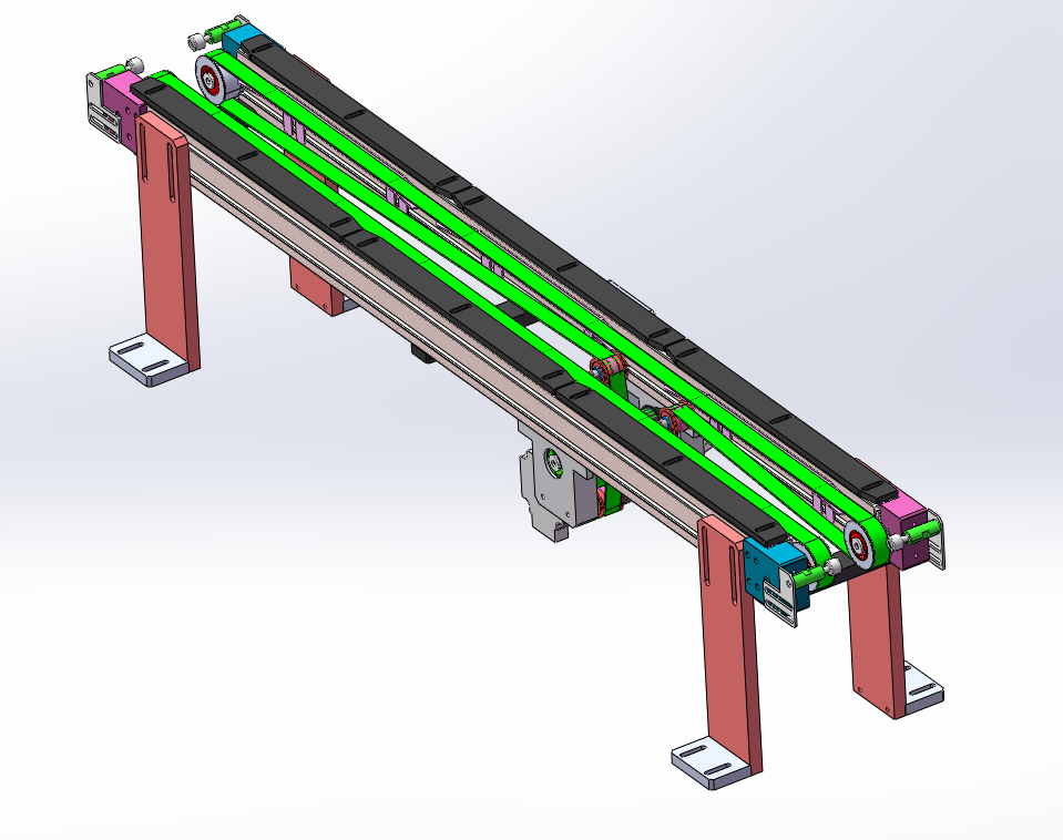 贴标设备，采用双上料模组，双视觉定位模组