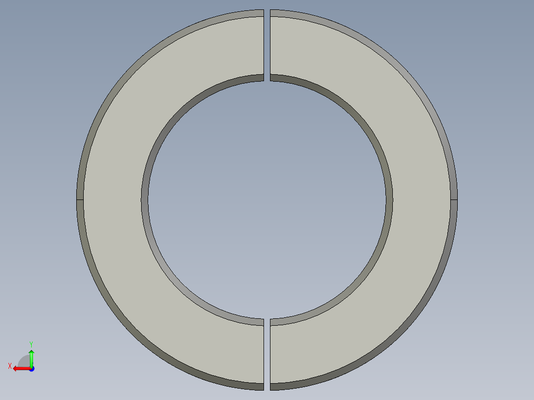 圆形固定轴套H-705后视图