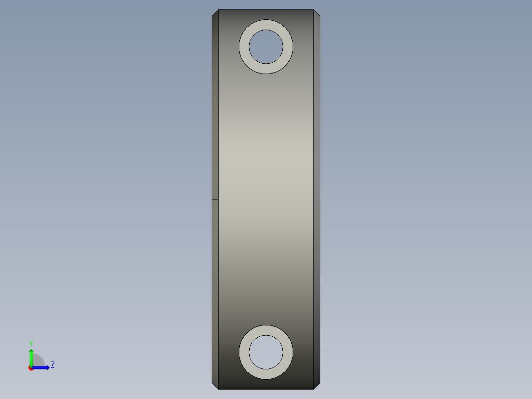 圆形固定轴套H-705左视图