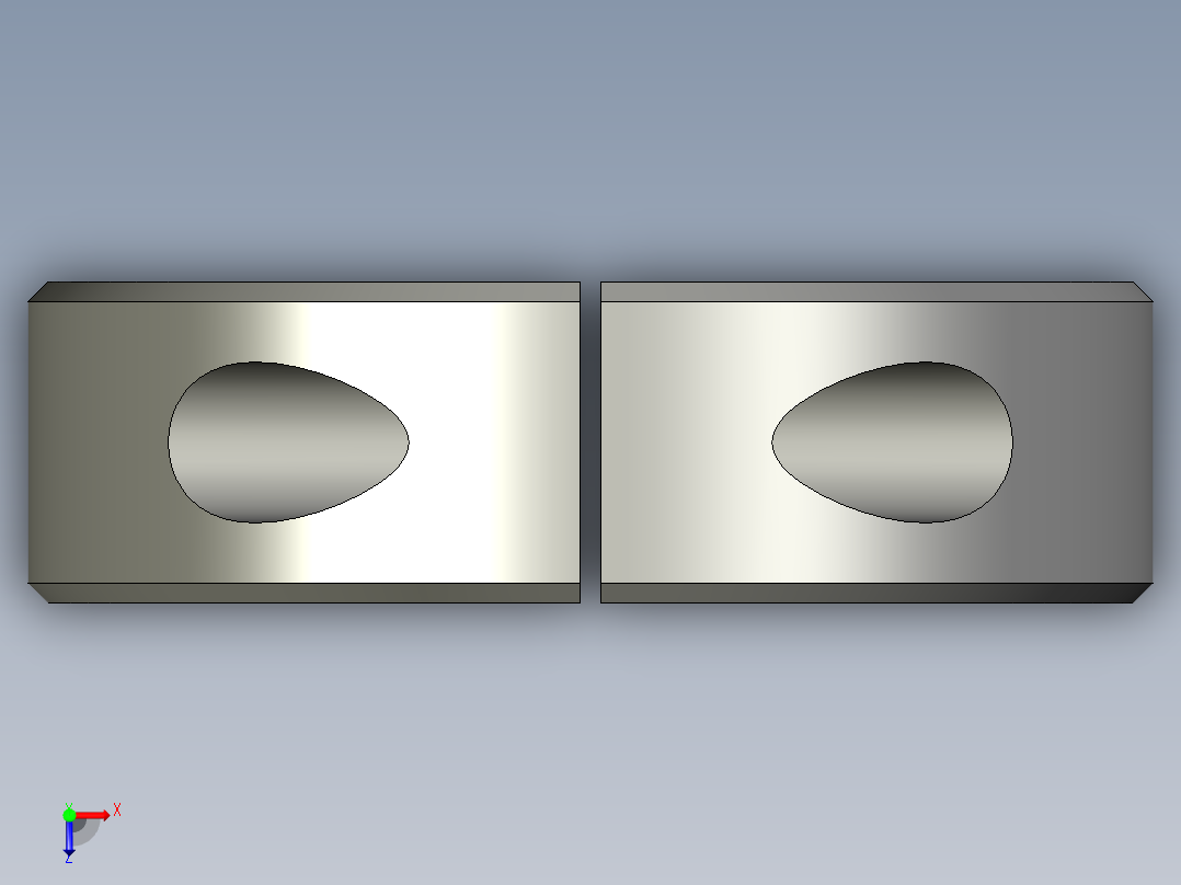 圆形固定轴套H-705俯视图