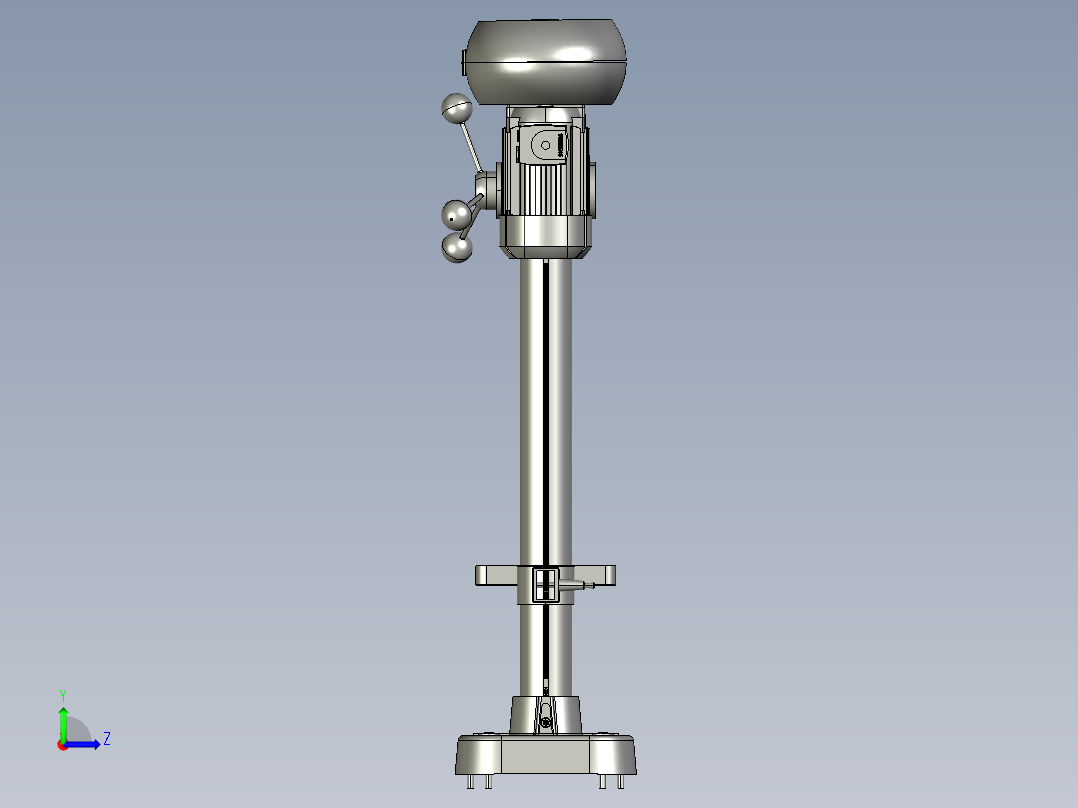 微型迷你台钻钻床铣床小型台转左视图
