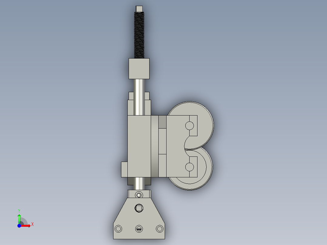 机头2装配体前视图