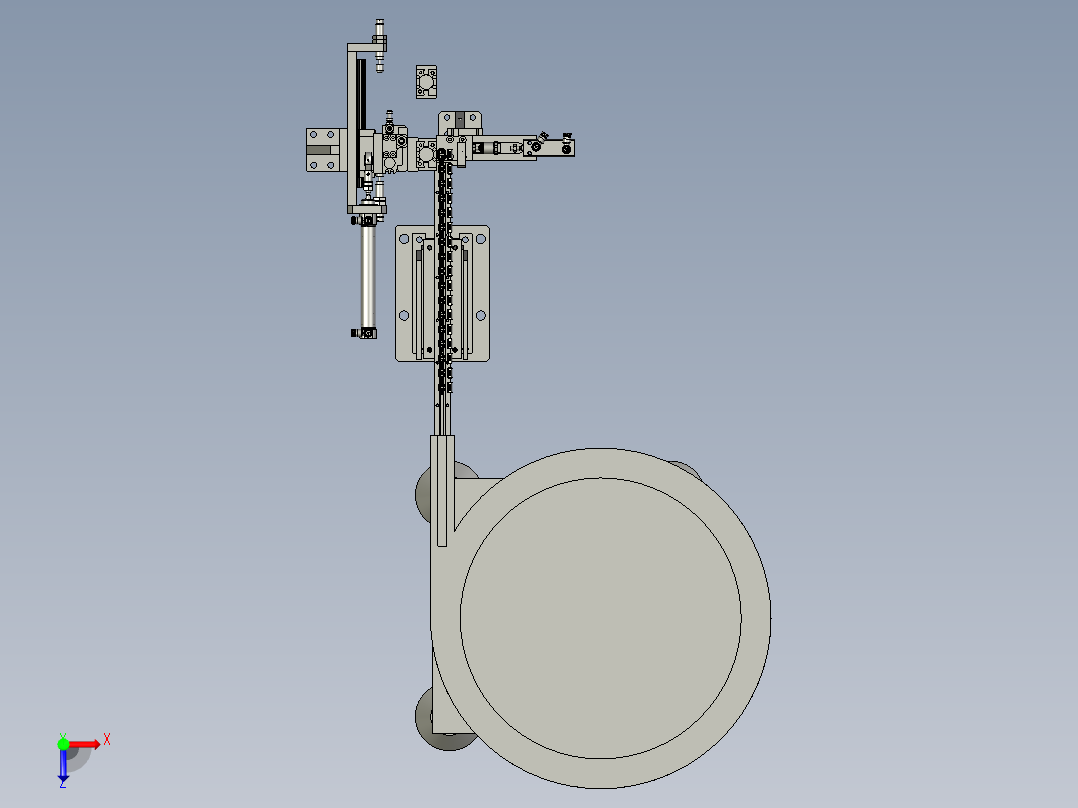 插件本体装配整体210128俯视图