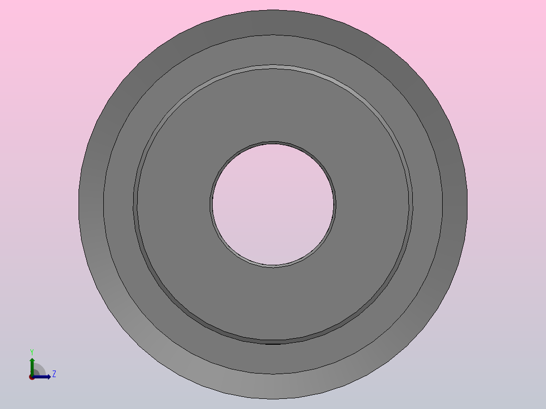 大凸缘型小凸缘型半圆弧形齿同步带轮S3M型_SS3MDC-30-10-dc10-A左视图