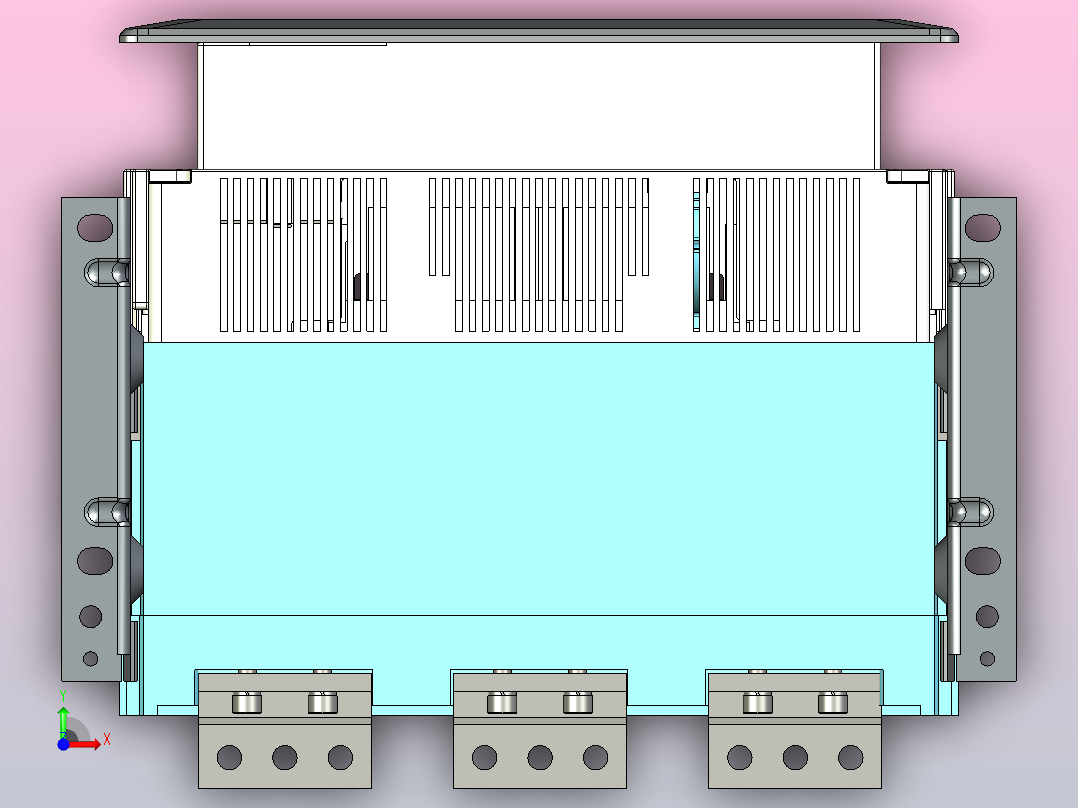 NA8-3200 1600A-2500A 3P 固定式-水平接线+门框202409前视图
